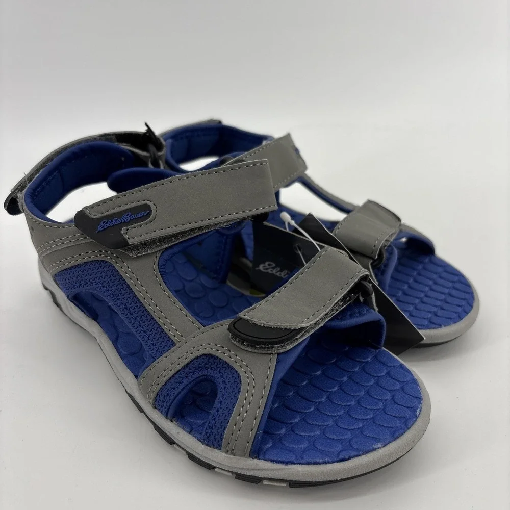 Eddie Bauer Water Sandals Boy's 13 Durable Lightweight Adjustable Waterproof NWT